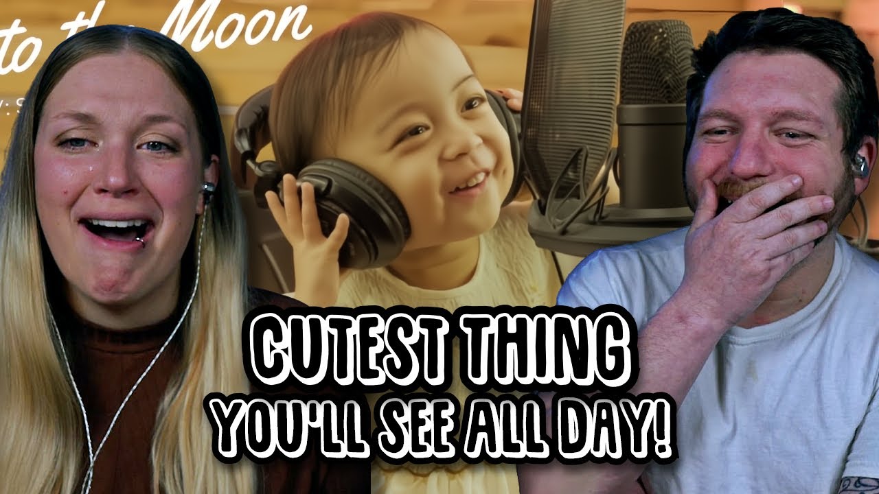 THE CUTEST Little 2 Year Old Filipina Sings FLY ME TO THE MOON Reaction