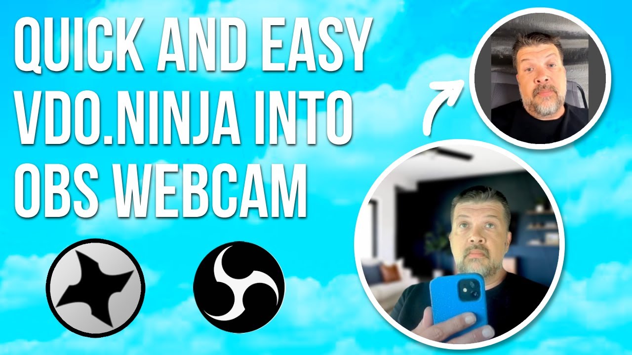 Как бесплатно использовать VDO.Ninja на телефоне в OBS в качестве веб-камеры
