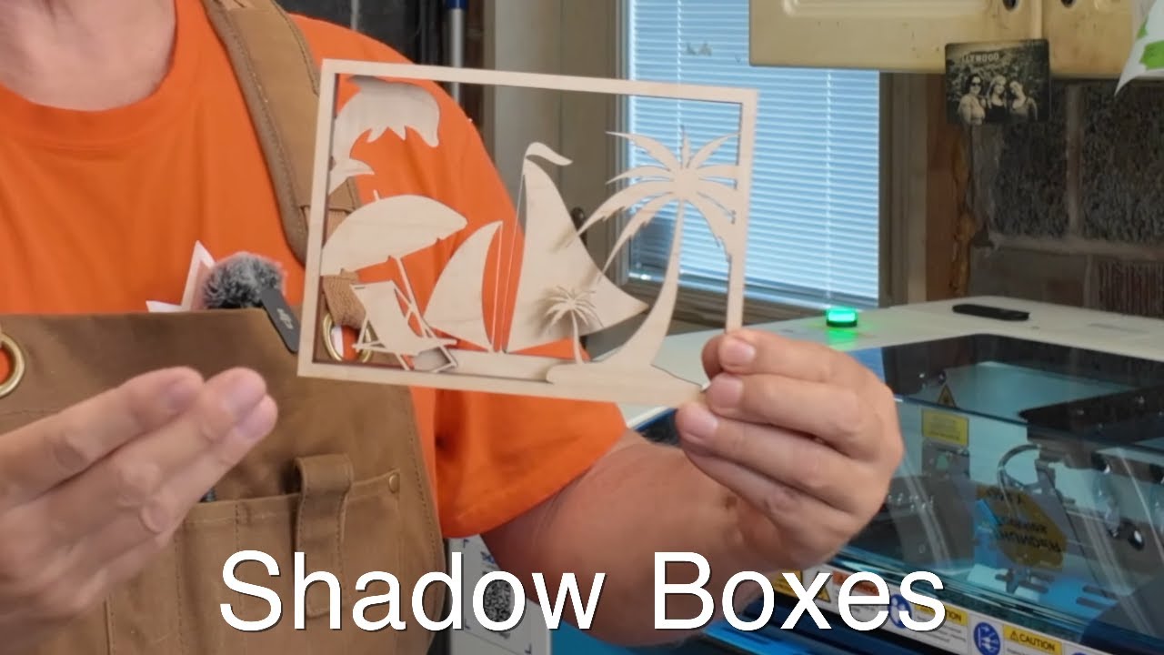 Shadow Boxes. Layered Frame Designs? It's Easier Than You Think. Thunder Laser BOLT.  046   4K