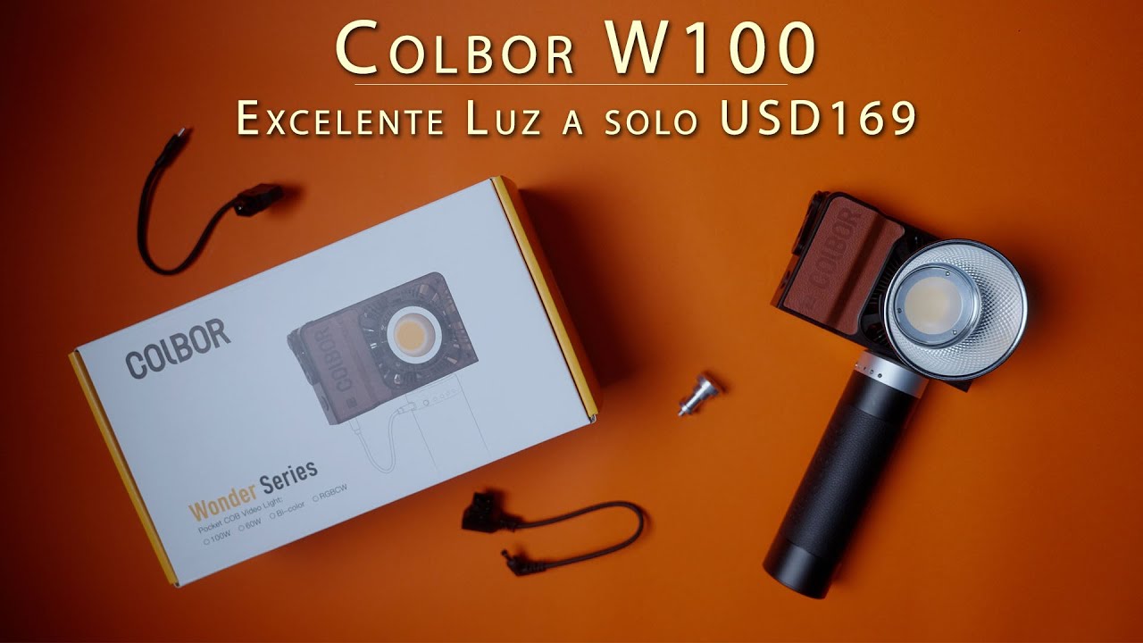 COLBOR W100 // Esta increible Luz a Bateria solo cuesta USD169!!!