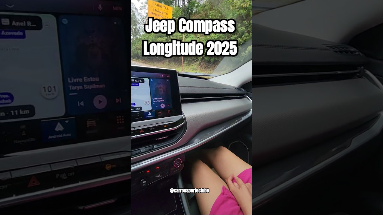 Jeep Compass Longitude 2025: dire&ccedil;&atilde;o semi-aut&ocirc;noma