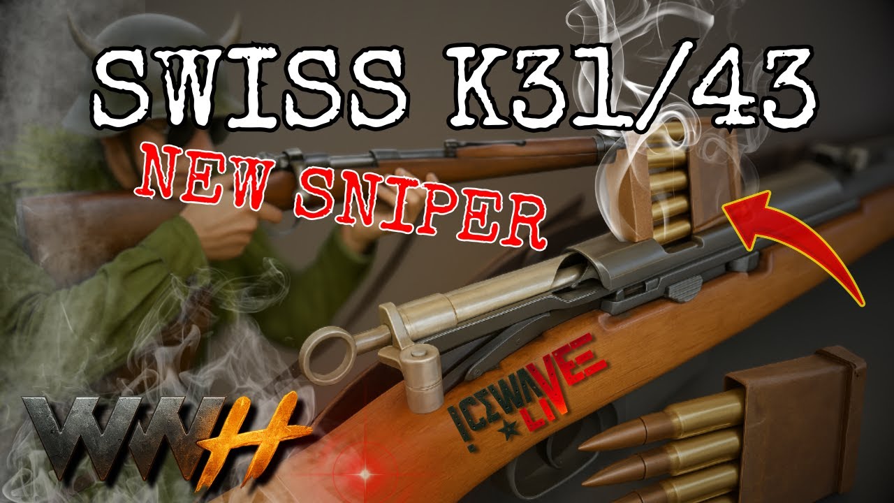 NEW SWISS K31/43 Sniper Gameplay! (World War Heroes)