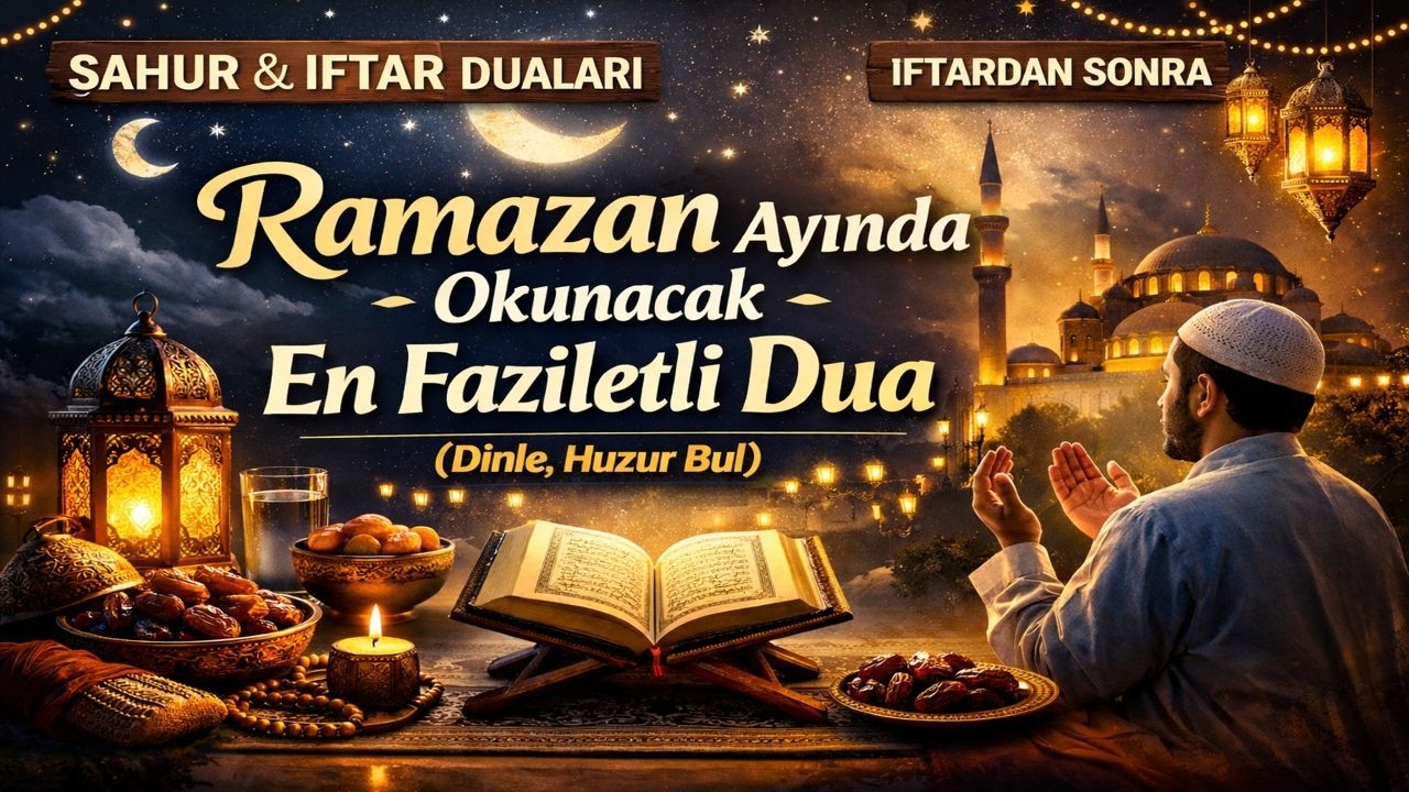 RAMAZAN AYI ÖZEL DUASI  DUA EDİLİYOR GÖZYAŞLARINIZI TUTAMIYCAKSINIZ...