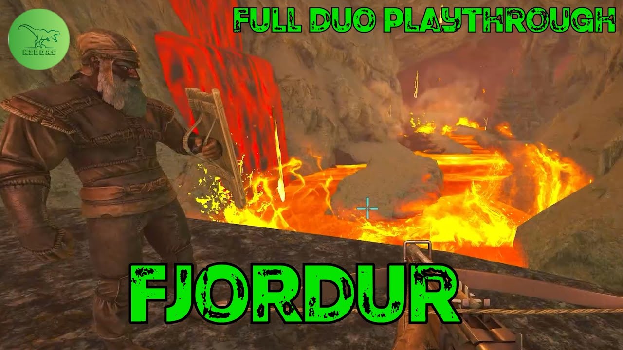 ARK Fjordur | We Attempted To Complete Our First Cave! - Duos [E3]