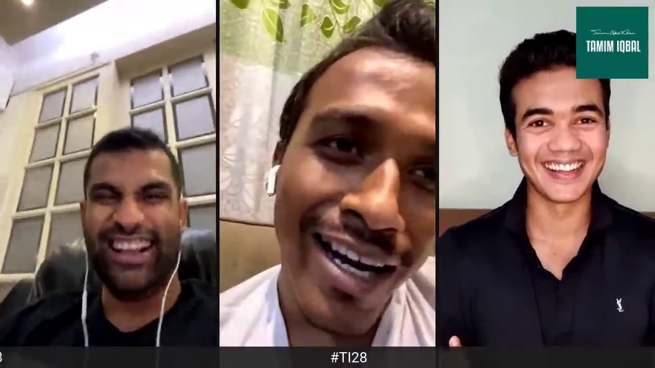 #TI28 Tamim Iqbal Live with Rubel and Taskin