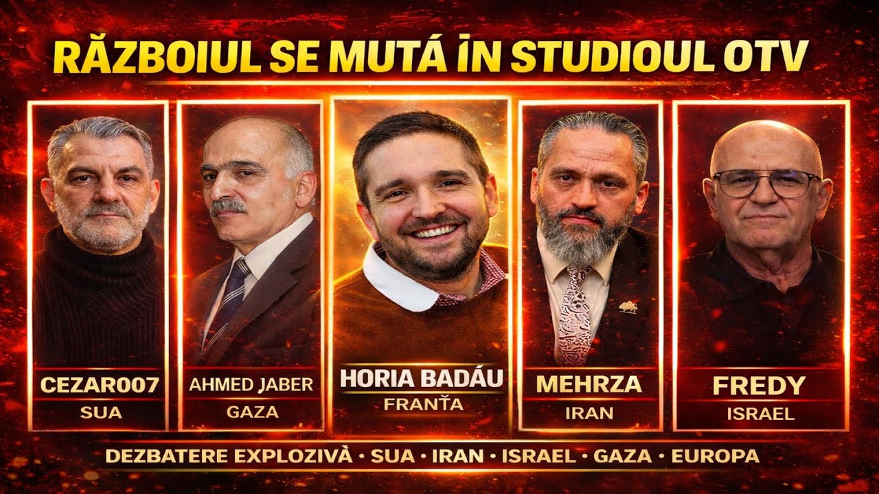 CEZAR 007, HORIA BADAU, FREDY, MEHRZA, AHMEN JABER, RAZBOIUL SE MUTA LA OTV | Dan Diaconescu
