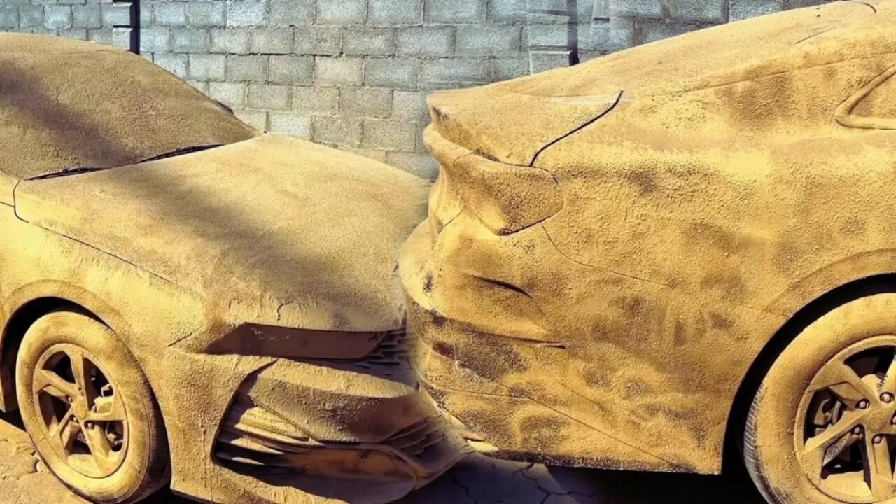 High pressure washing for Kia K5 cars that are full of mud
