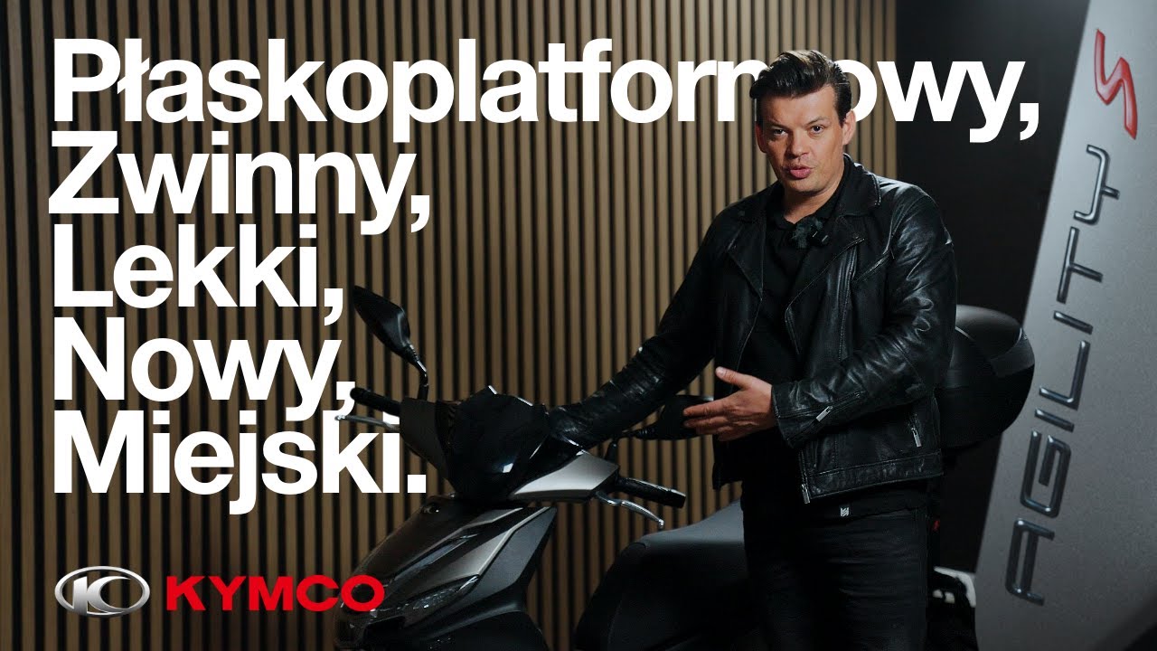 PŁASKOPODŁOGOWY, BARDZO ZWINNY SKUTER DO MIASTA | Kymco Agility S 125