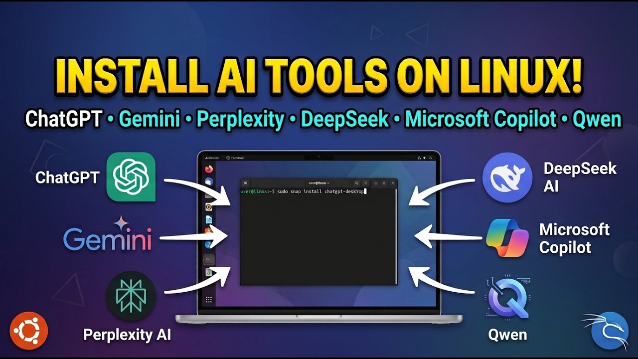 Install ChatGPT, Gemini, DeepSeek & More on Linux | Complete AI Setup Guide (2026)