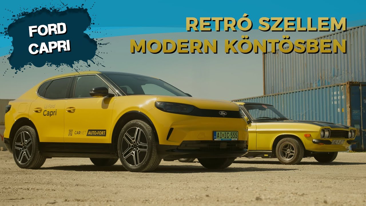 CarNet RIDE - Ford Capri Retró szellem, modern töltéssel!