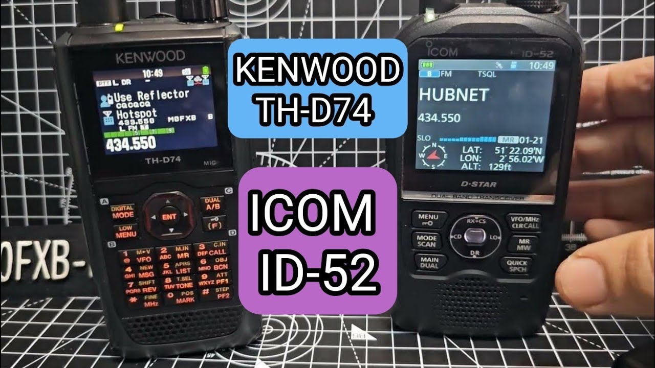 KENWOOD THD74 и ICOM ID-52