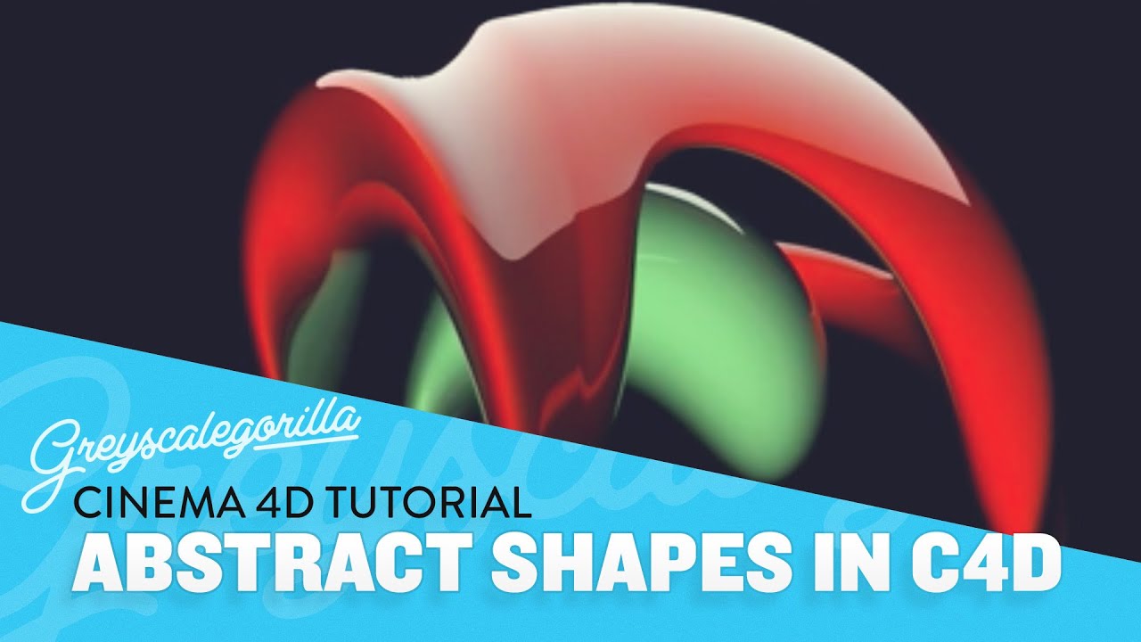 Cinema 4D Tutorial - Making Abstract Shapes in Cinema 4D