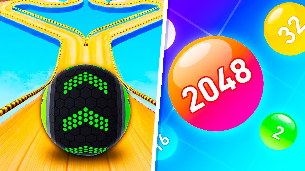 Going Balls vs Color Balls 3D 2048 - Ball Running Games Gameplay (Android/iOS)