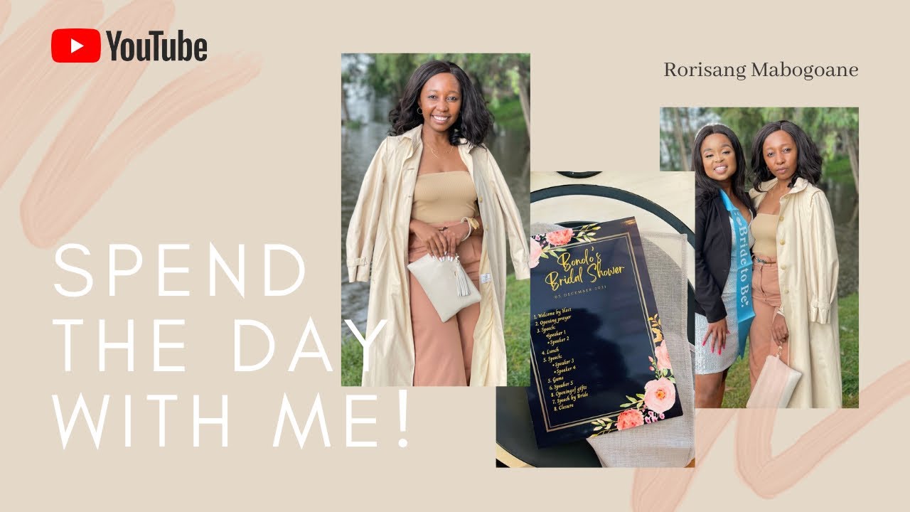 SPEND THE DAY WITH ME! | Come to a bridal shower | Rorisang Mabogoane | South African YouTuber