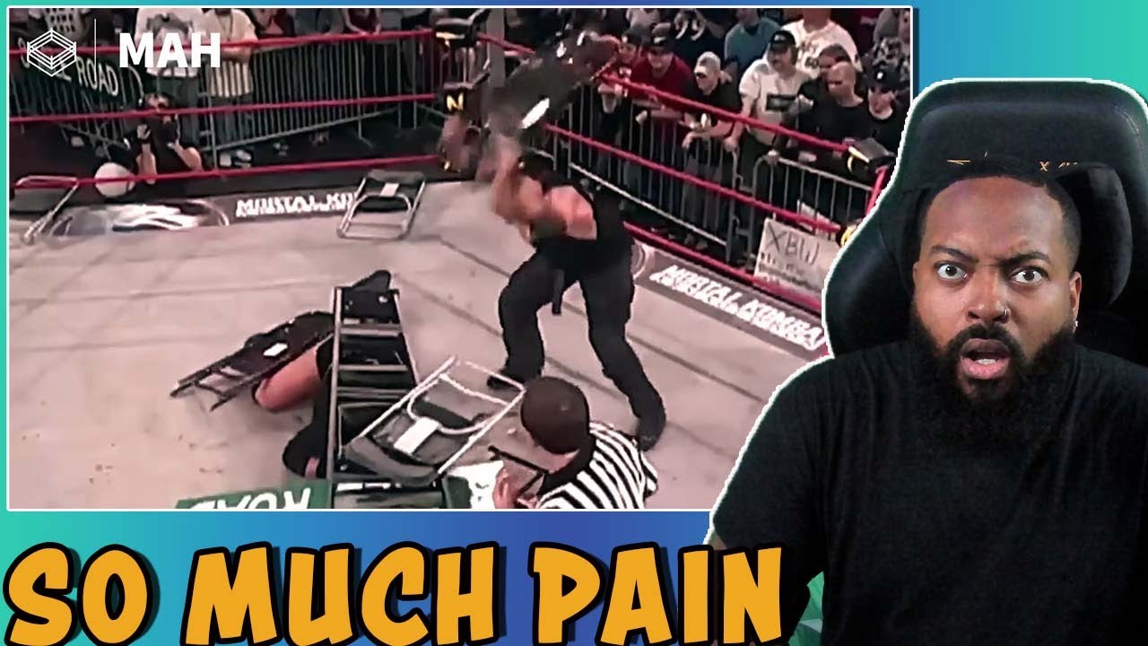 ROSS REACTS TO TNA MOST HARDCORE MOMENTS