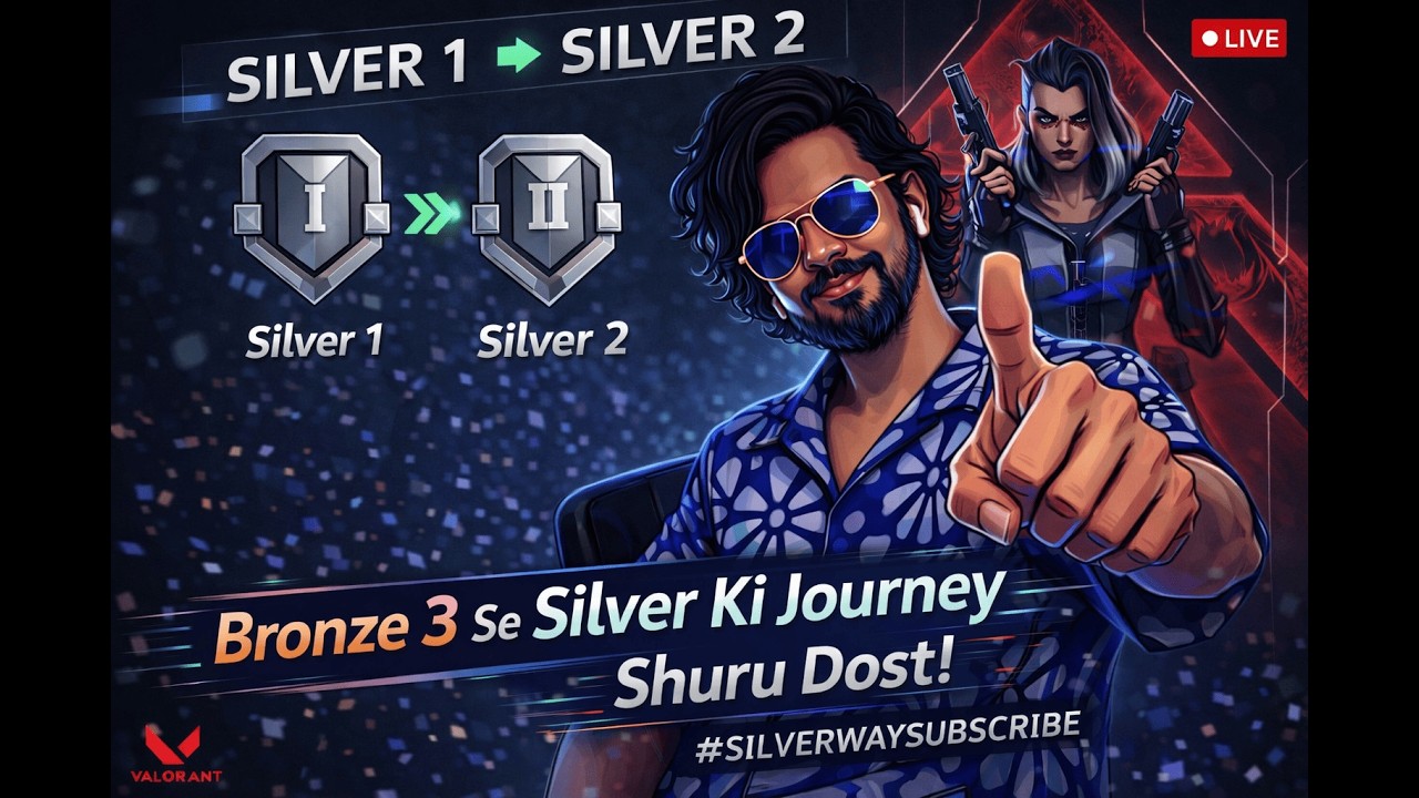 🔴 VALORANT Ranked LIVE Hindi | Season 26 | Silver 2 | RANKUP