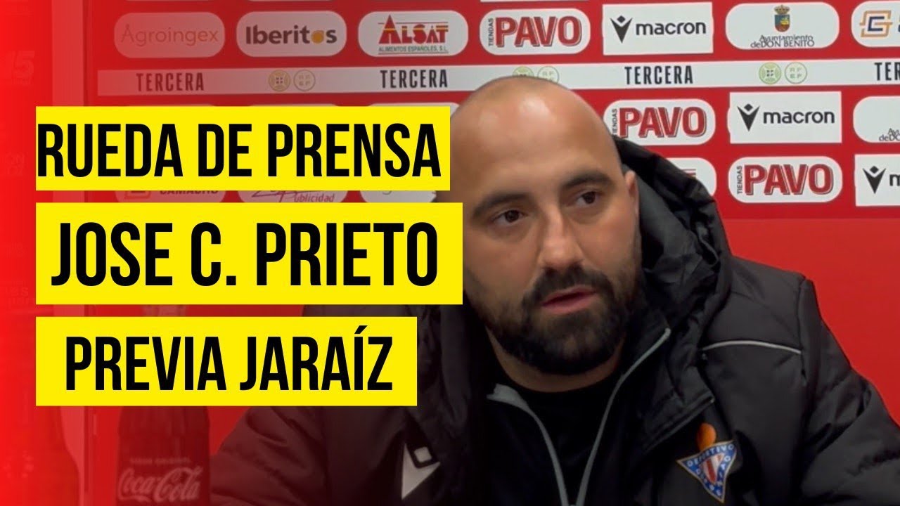 RUEDA DE PRENSA| José Carlos Prieto habla antes del Jaraíz - Don Benito