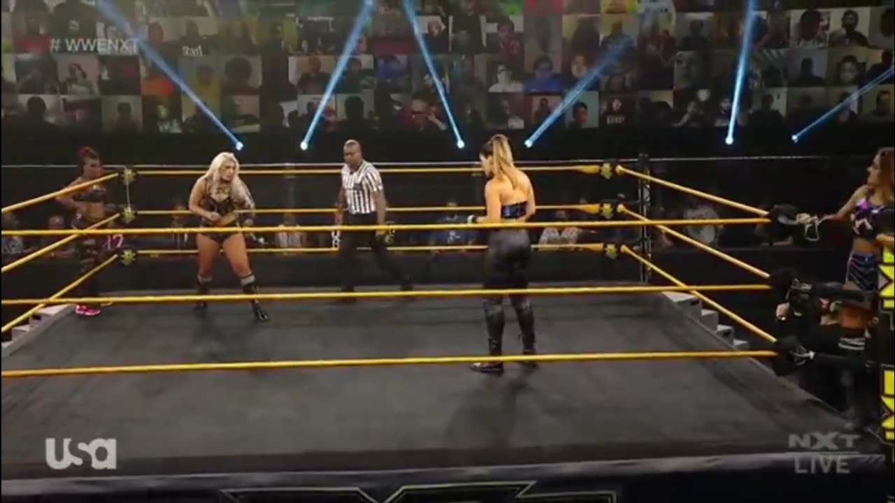 Ember Moon & Toni Storm Vs Dakota Kai & Raquel González - WWE NXT 18/11/2020