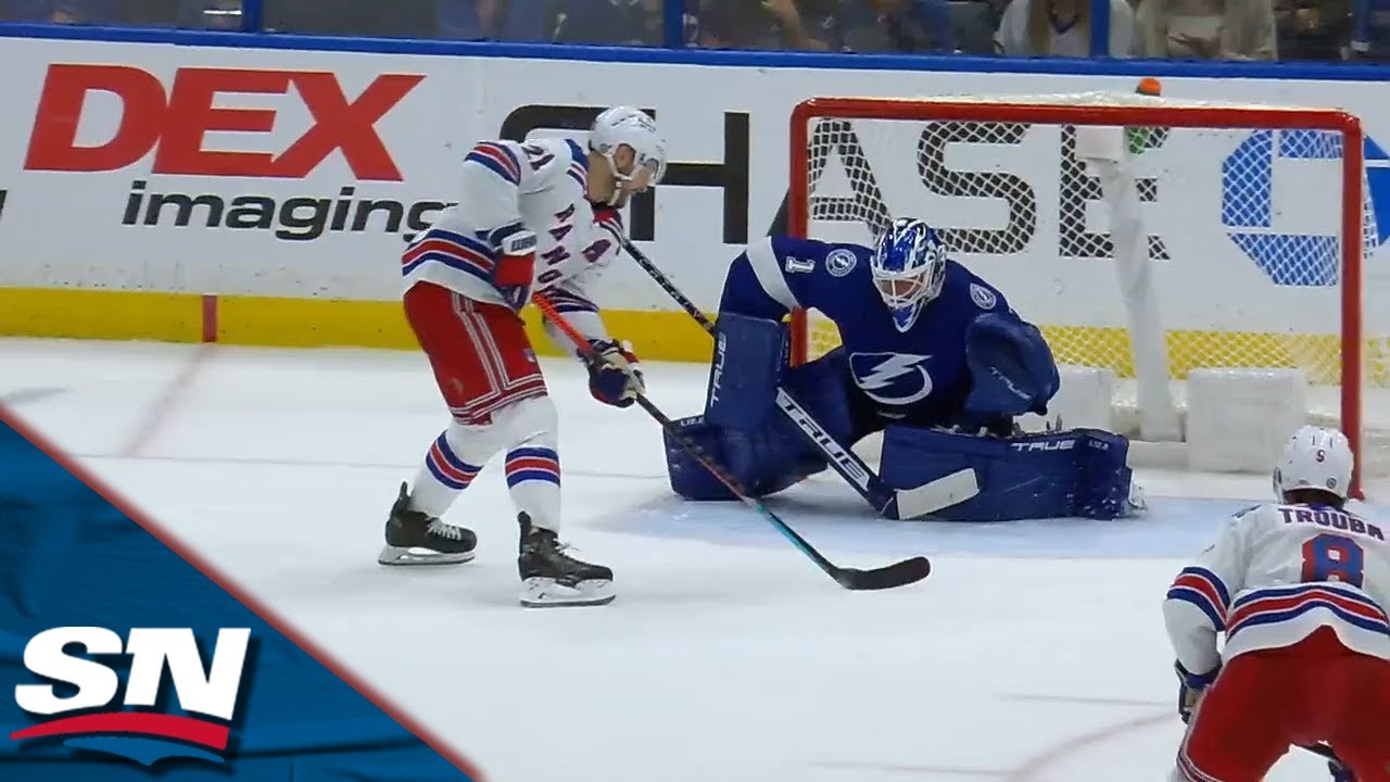 Brian Elliott Makes Another Blunder As Barclay Goodrow Scores Against His Former Team