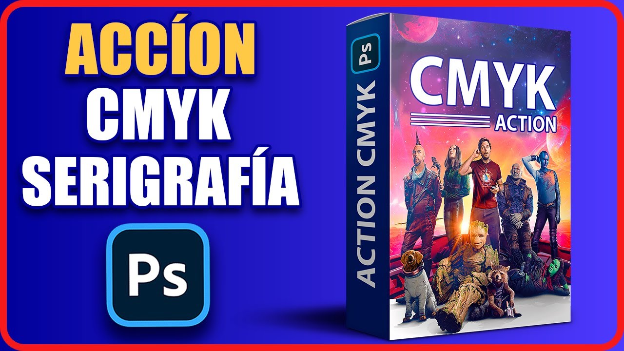 Separación de color CMYK con un clic en photoshop