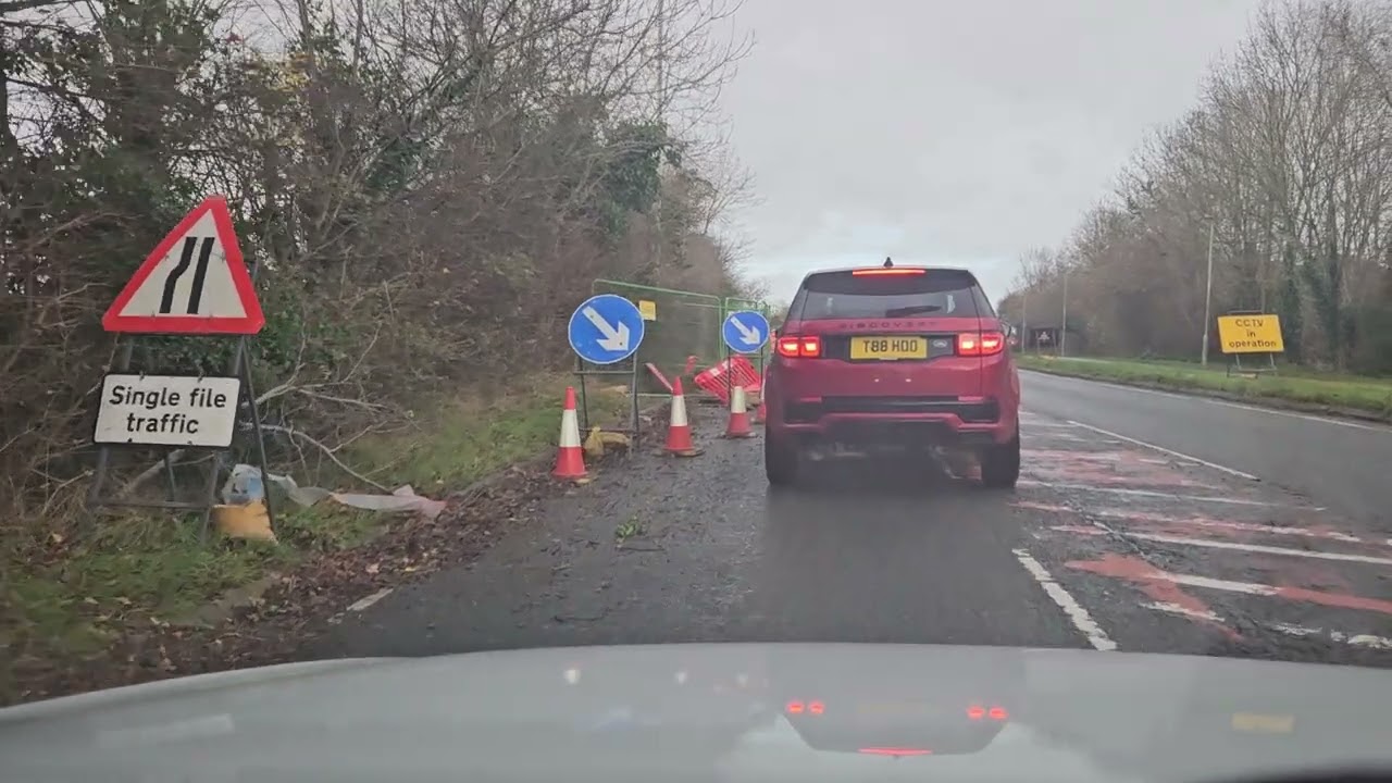 Driving from Bicester to Brackley