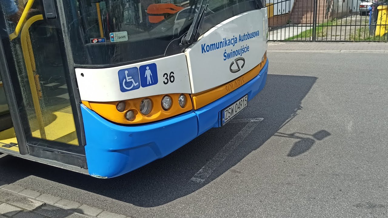 Świnoujście | SU 12 III #36 Linia B Dworzec - Roosevelta/Wojska Polskiego + awaria