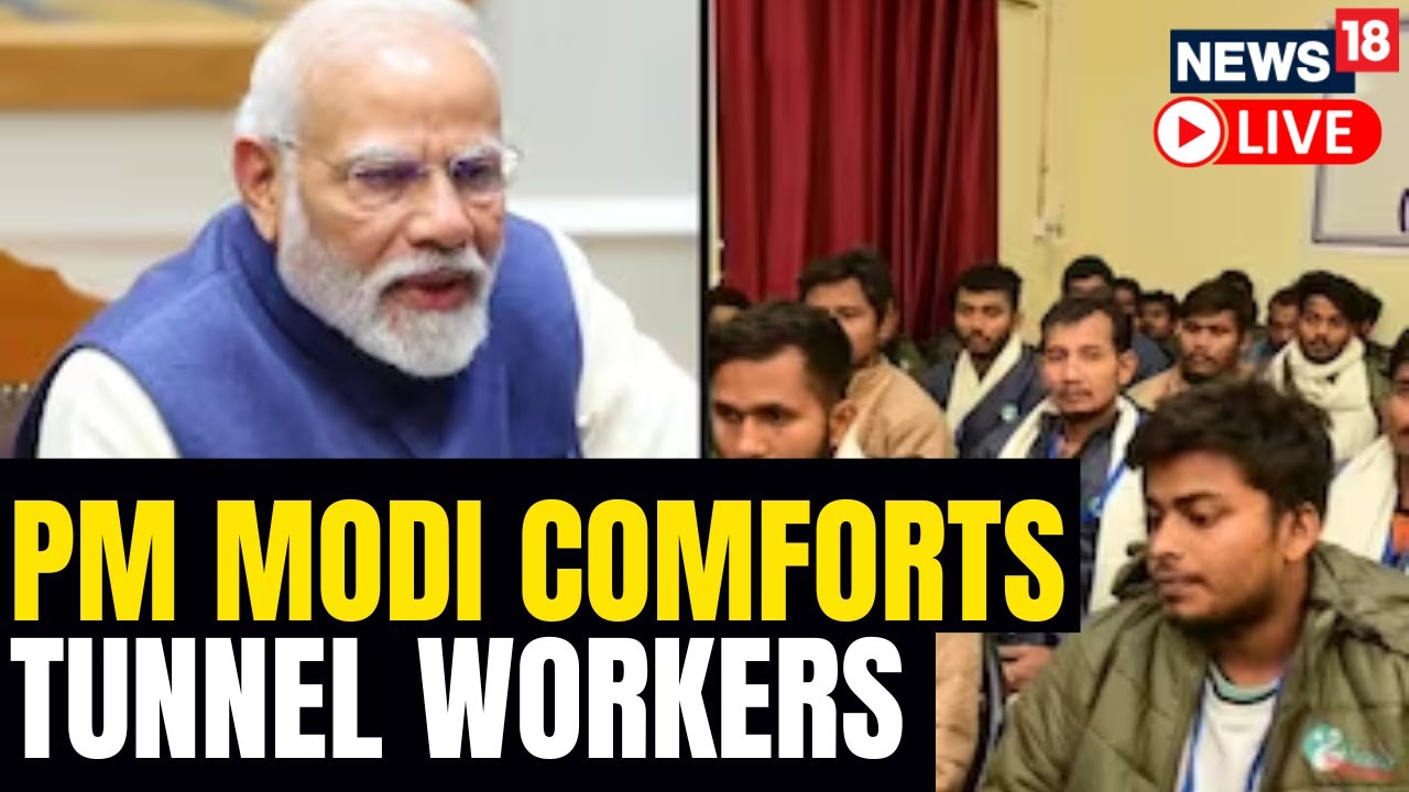 Uttarkashi Tunnel Rescue News Live | PM Modi Speaks To Rescued Workers Via Video Call Live | N18L