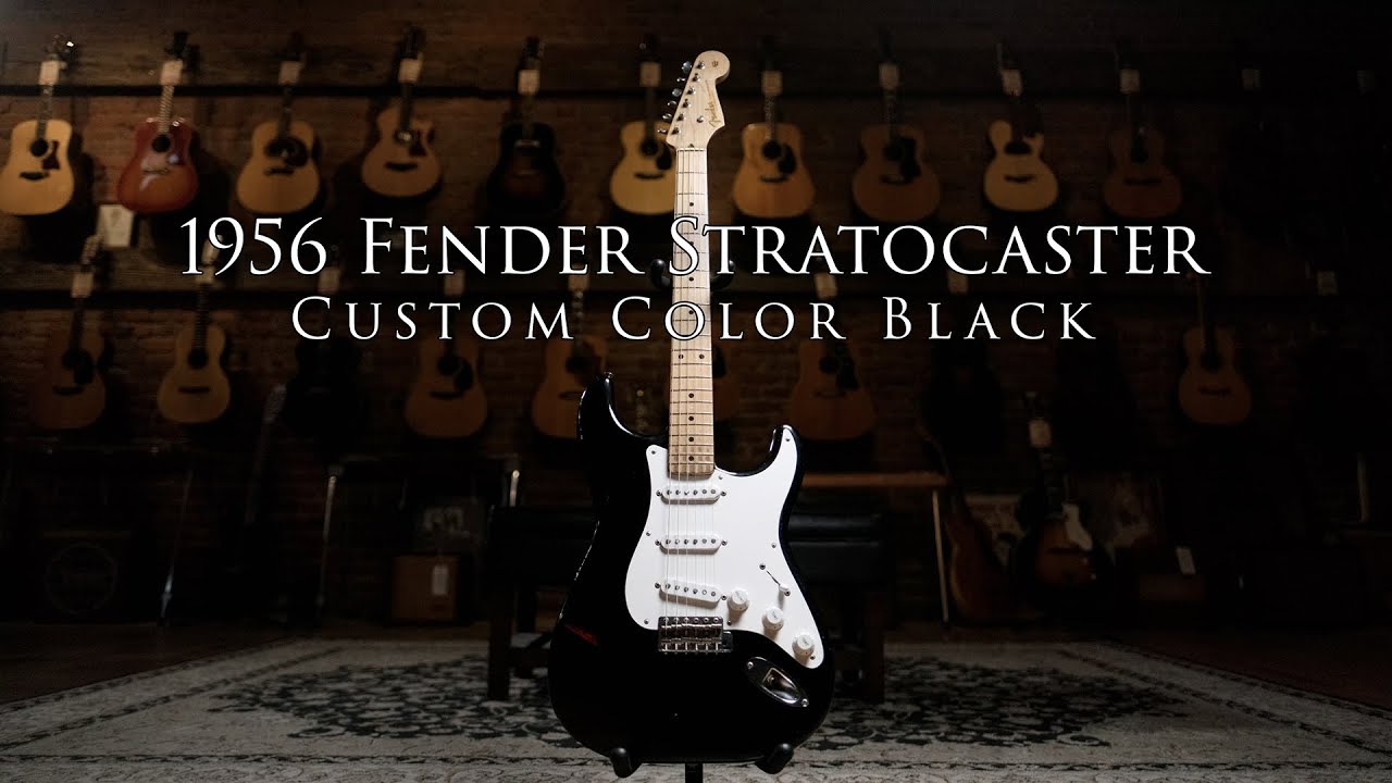 1956 Fender Stratocaster Custom Color Black