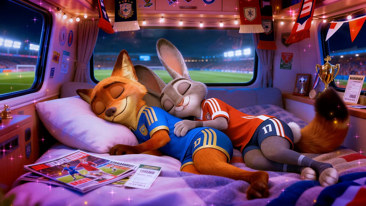 Deep Healing Sleep Music 🌙 Let Go of Worries in 5 Minutes | Zootopia's Nick & Judy