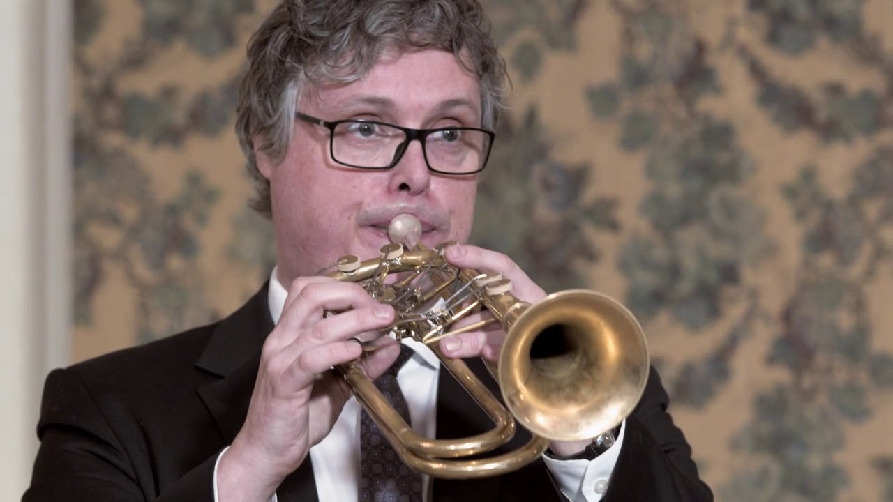 Haydn: Trumpet Concerto 1st movement arranged for 8 keyed trumpets, 5 natural trumpets and soloist.