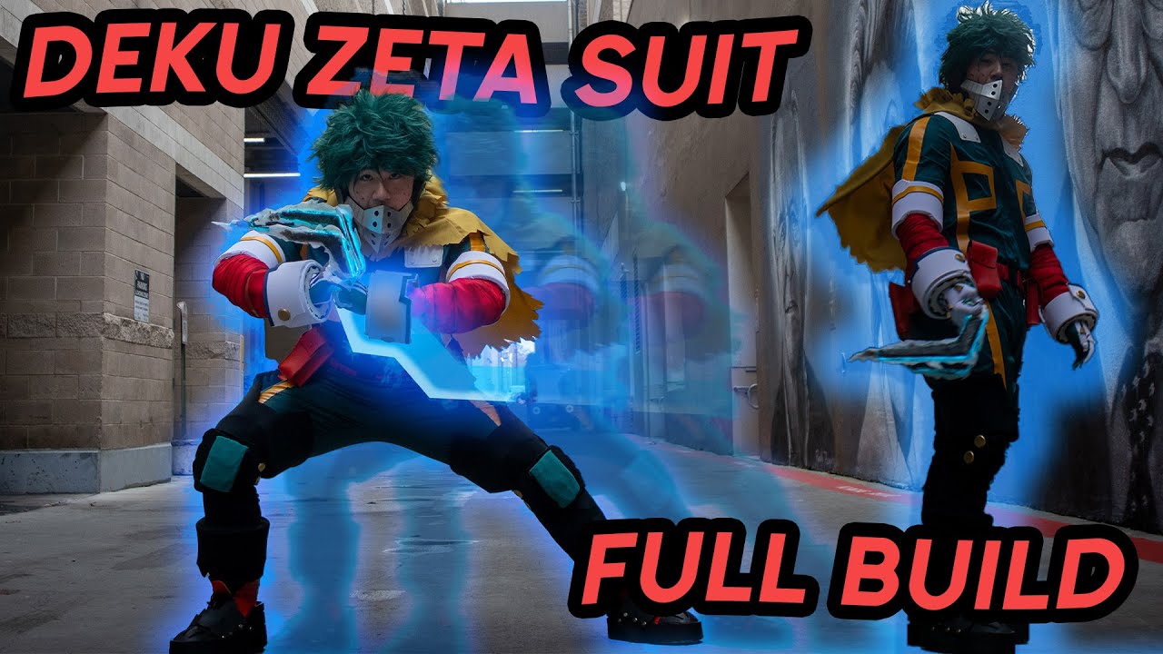 HOW I MADE MY DEKU ZETA SUIT COSPLAY