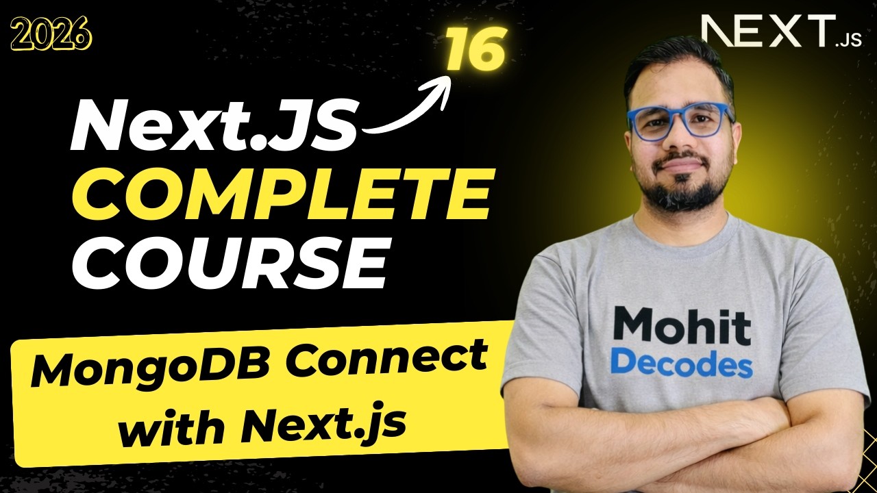 NextJS Tutorial #31 - Connect MongoDB with Next.js