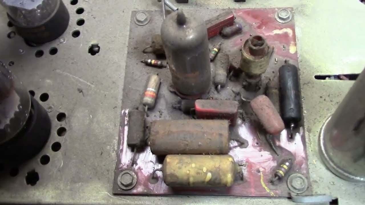 1956 RCA color TV (CTC5 Westcott) part 3 - Work begins