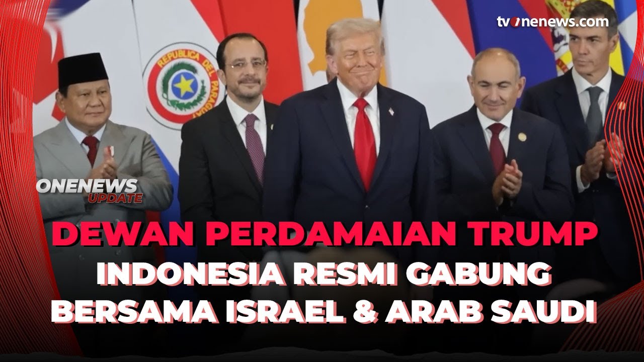 Indonesia Resmi Gabung Dewan Perdamaian Trump, Arah Baru Konflik Gaza?  | OneNews Update