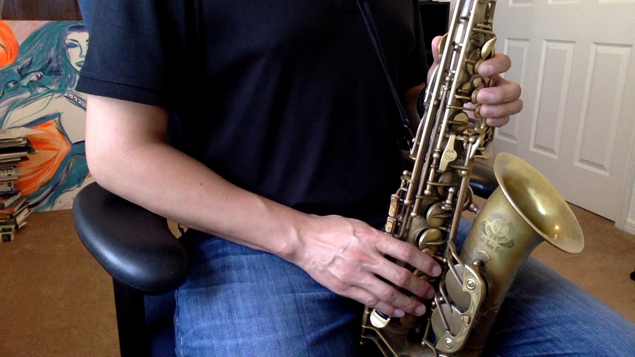 En La Puerta de Esa Casa Los Rieleros del Norte Sax Tutorial