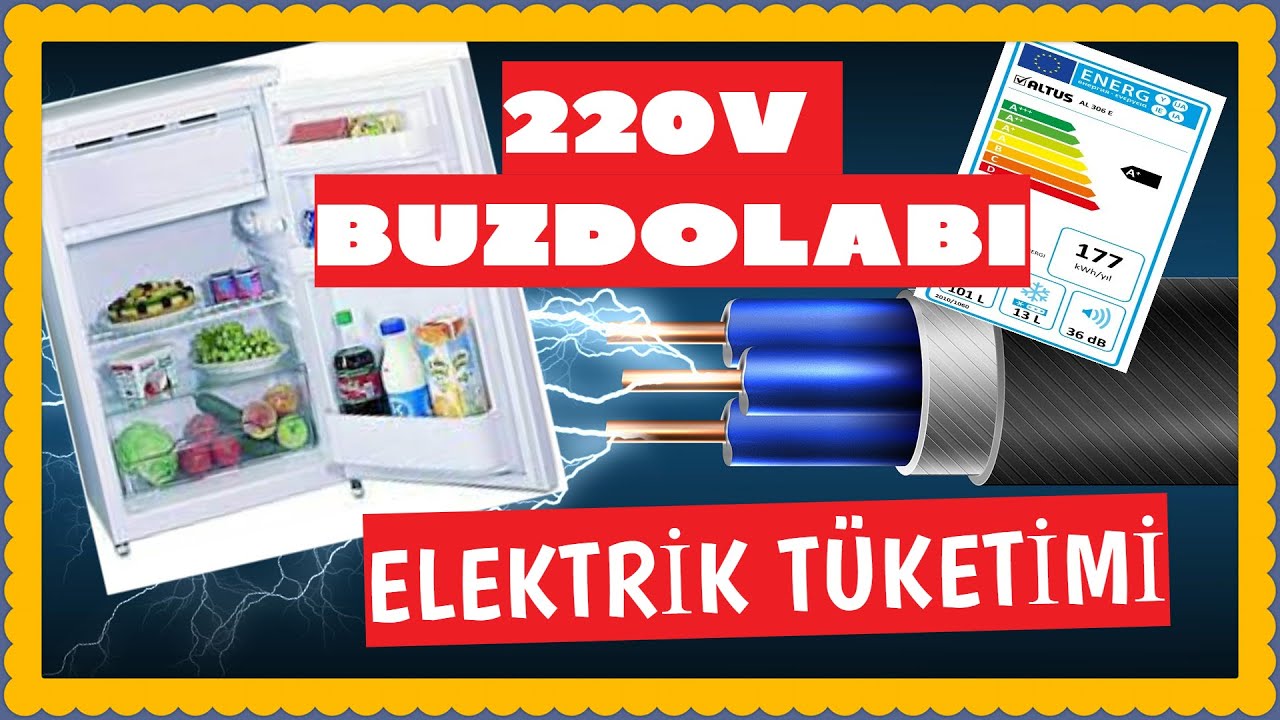 KARAVANDA 220 V BUZDOLABI ELEKTRİK TÜKETİMİ - Kaç Amper Tüketiyor, Bana Ne Lazım?