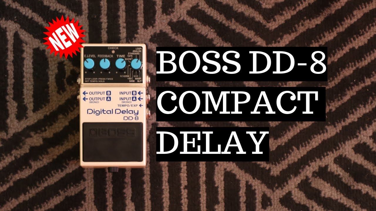 Boss DD-8 Digital Delay Pedal Demo
