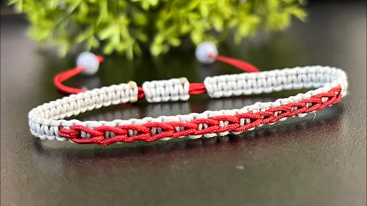 🙌🏼 Diseño exclusivo: PULSERA DE MACRAMÉ rápida y diferente. Paso a paso.