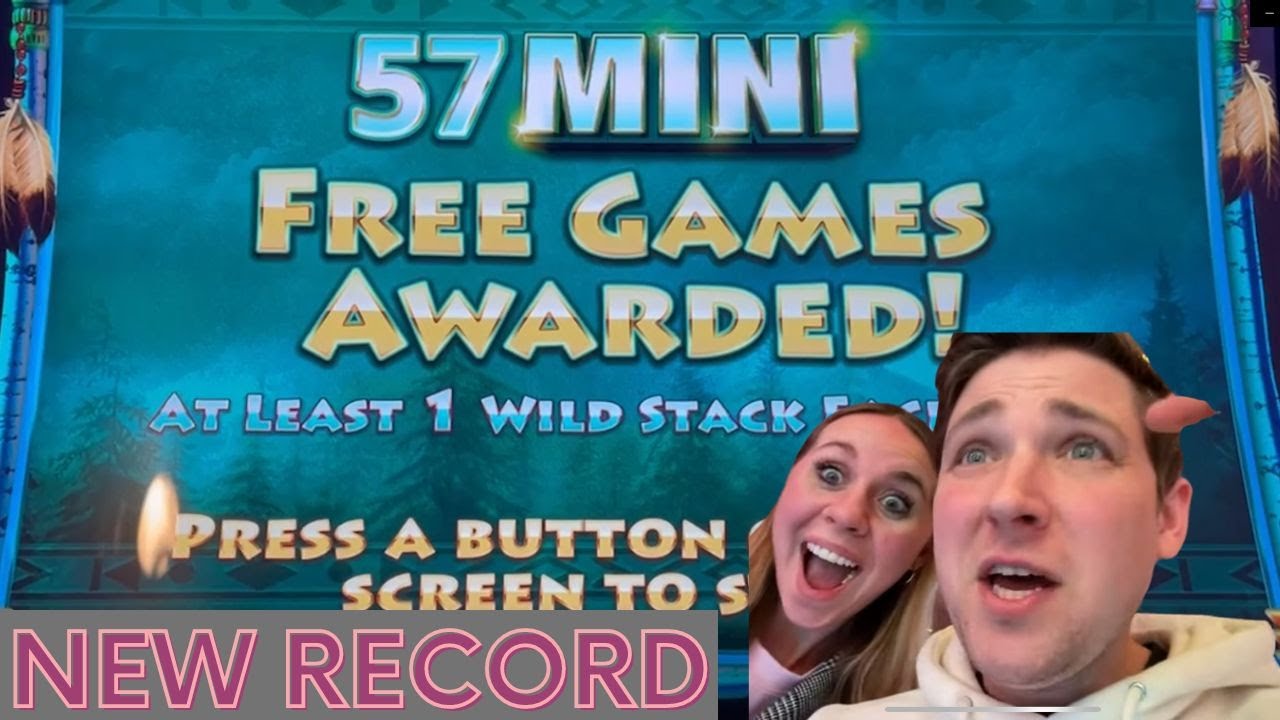 Wolfrun $2.40 bet Goes off and NEW PERSONAL Free Game Record!