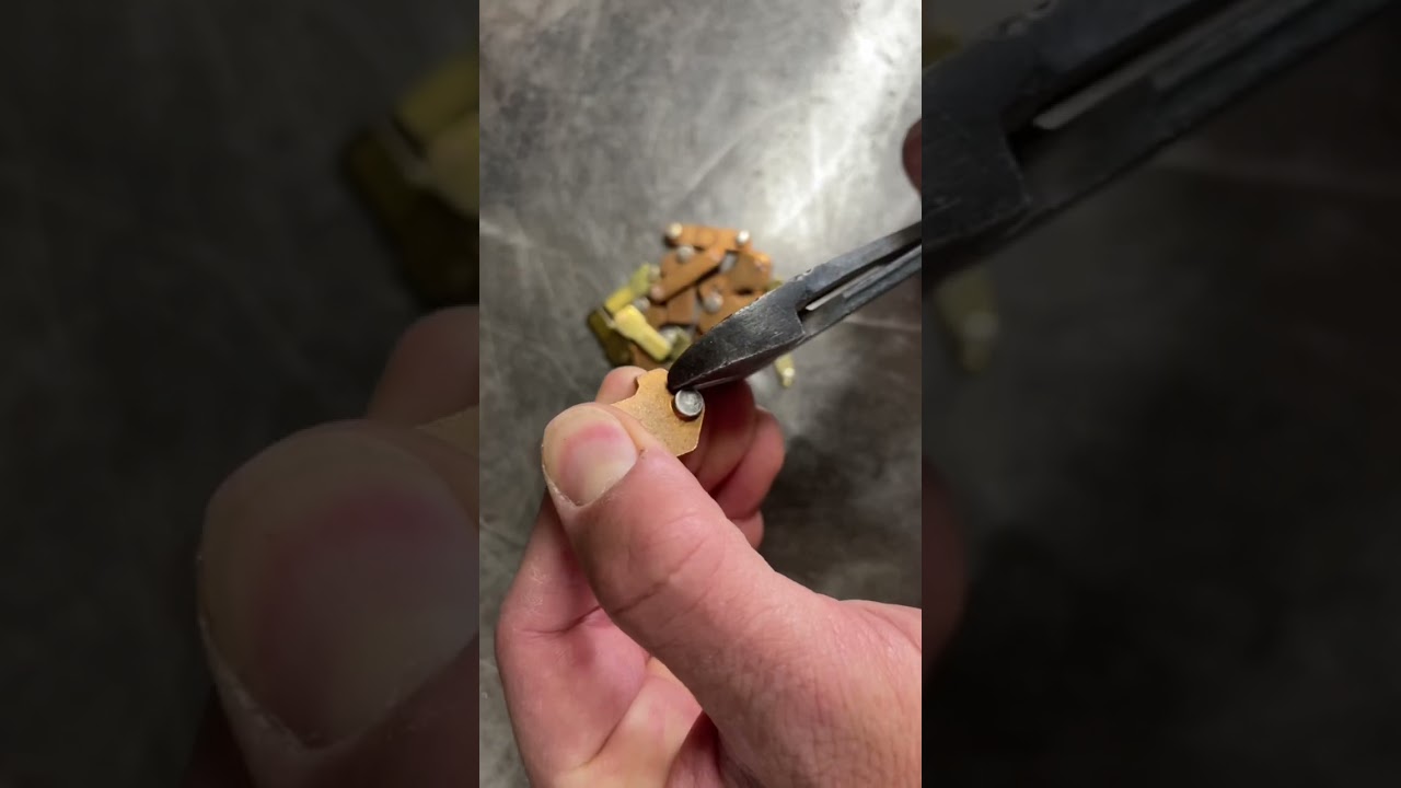 Removing silver contacts from thick material