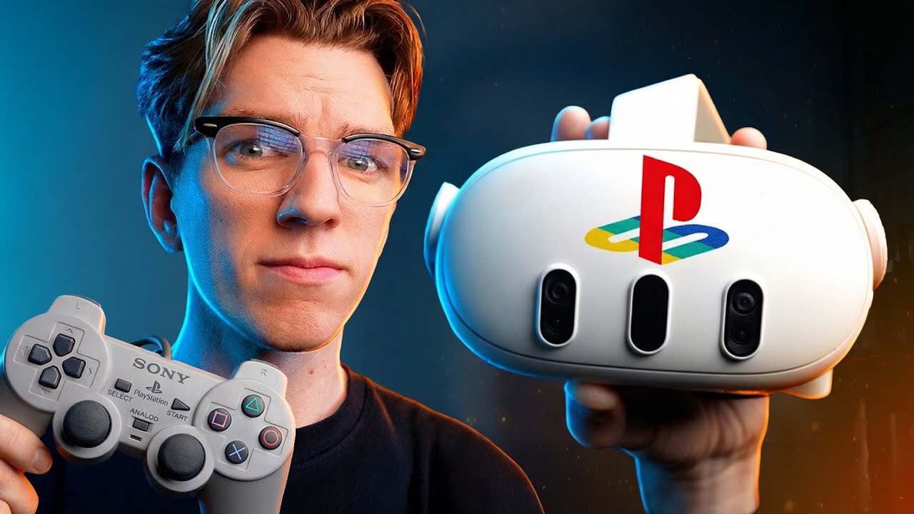 Я попробовал поиграть в игры для PS1 в VR (Meta Quest 3).