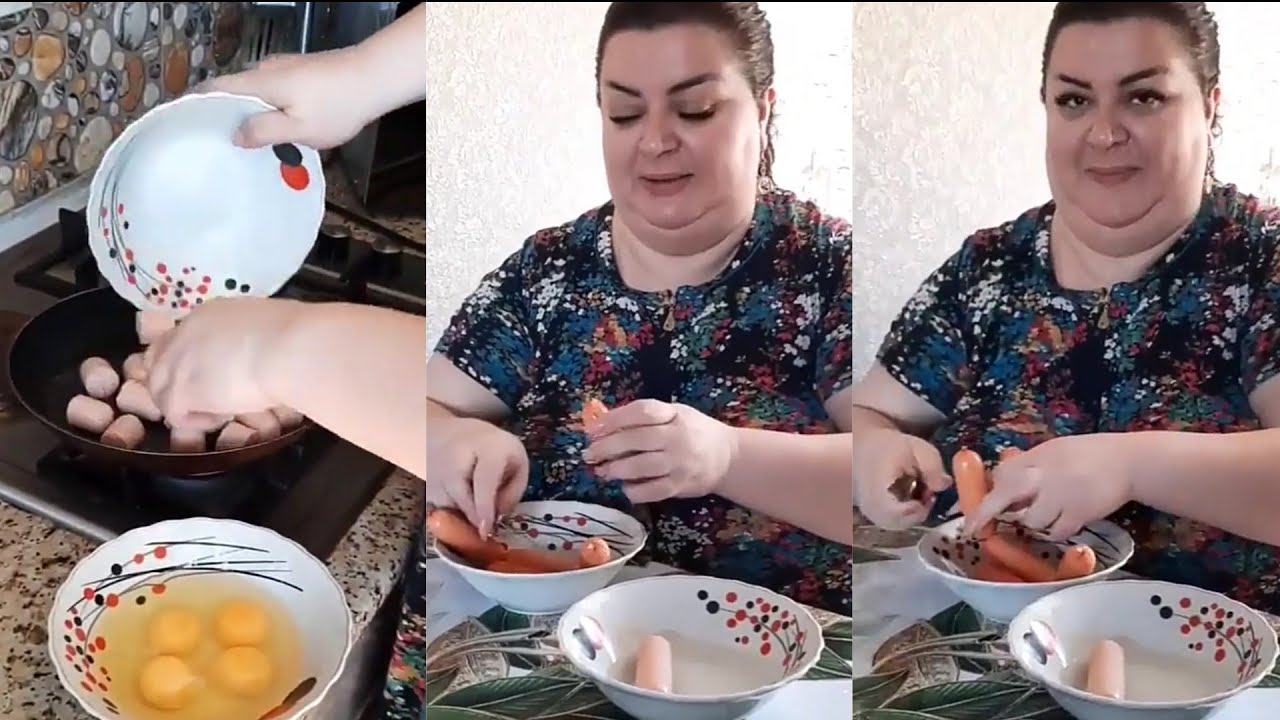 Xuraman Əlizadə oğlu üçün heç kimin bilmədiyi yeməyi bişirdi🤪