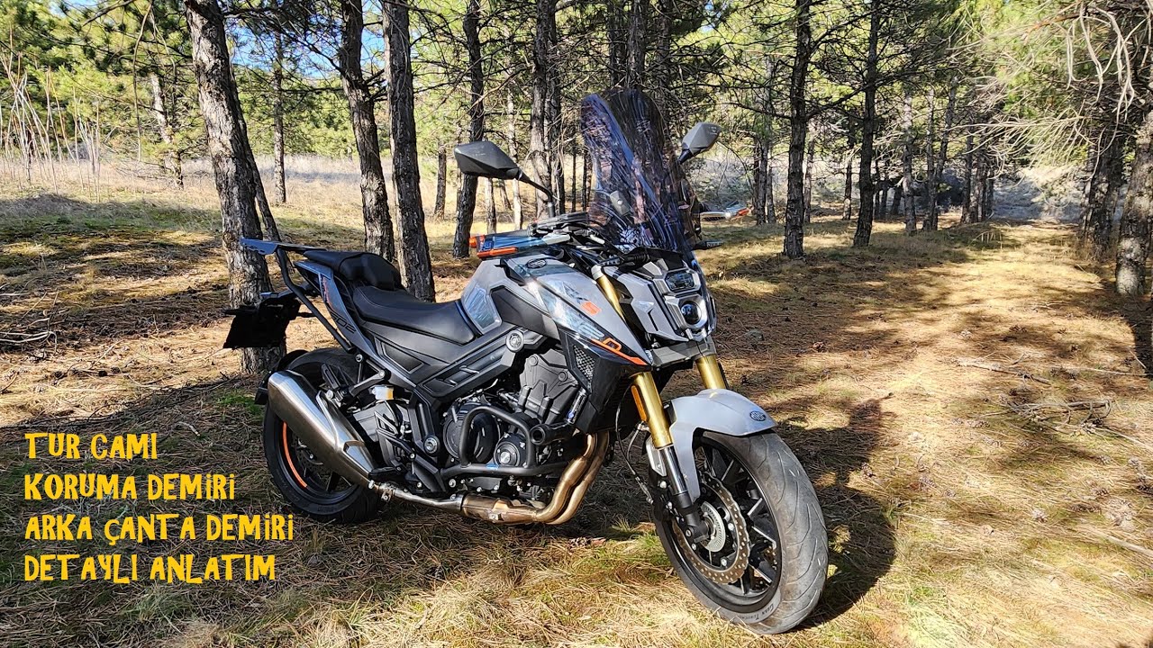 RKS M502N NAKED MOTORU, TUR MOTORUNA ÇEVİRDİM. TUR CAMI, KORUMA DEMİRİ VE ARKA ÇANTA DEMİRİ.