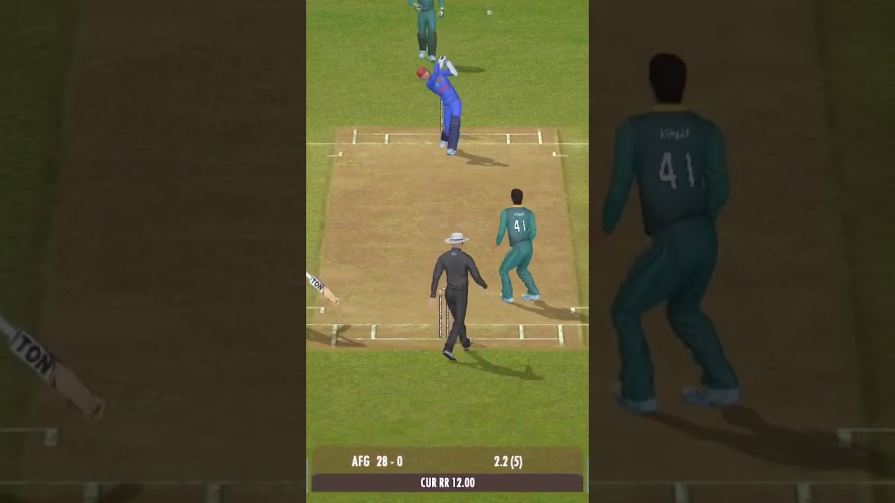 Naseem Shah Strikes again|Real Cricket 22 #shorts #pakvsafg #cricket