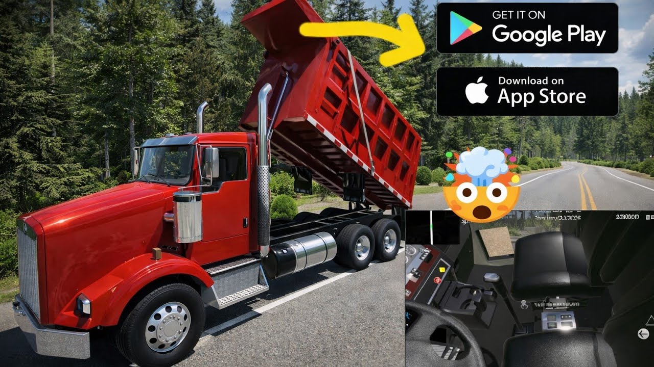 Truck simulator road_ América _ T800 Dump Truck ShowCase