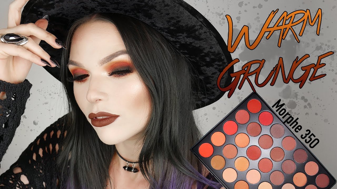 Warm Grunge Eyeshadow Tutorial with the Morphe 35OM Palette