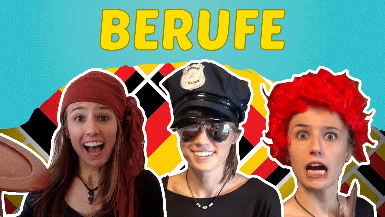 GERMAN LESSON 14: German professions - Deutsche Berufe: Was sind Sie von Beruf? 💇&zwj;👷👮&zwj;