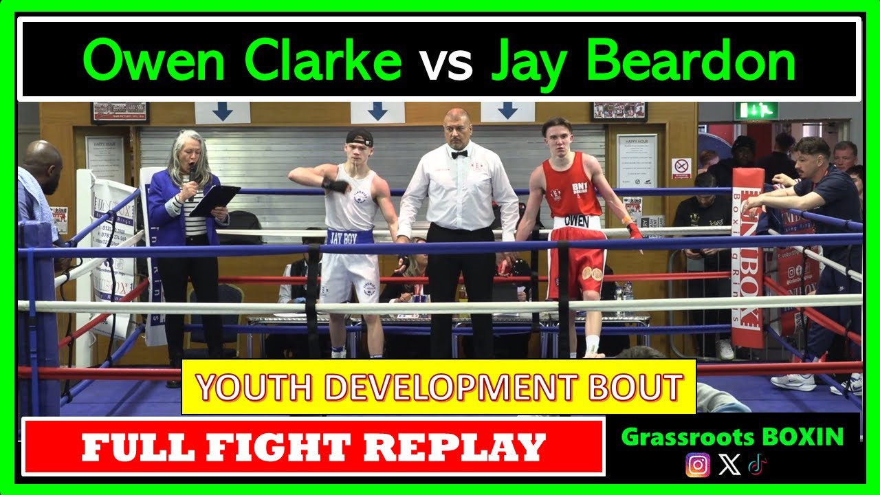 Owen Clarke vs Jay Beardon - FULL FIGHT - Guildford City Boxing Home Show (23/03/25)