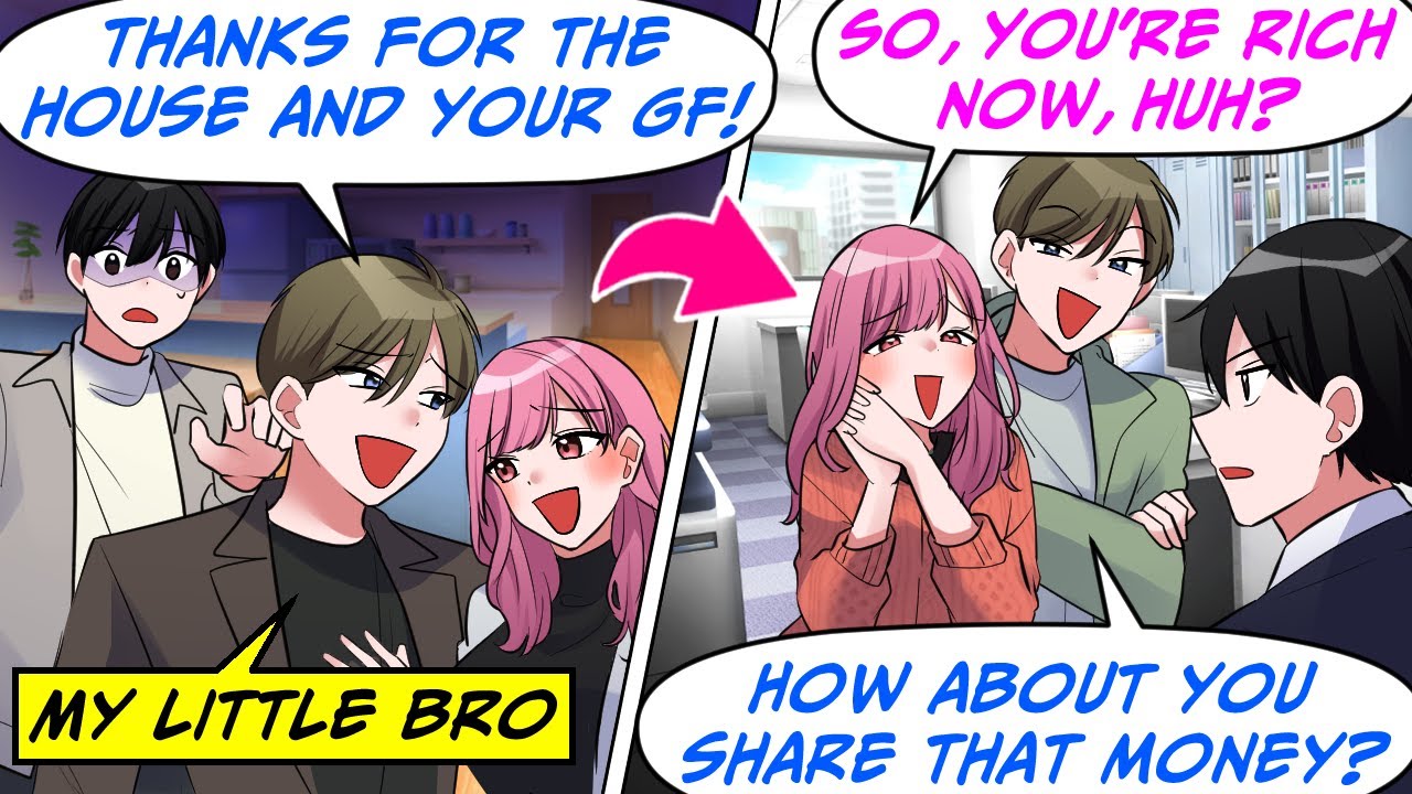 My Little Bro Stole My GF & Kicked Me Out! But When I Made it Big with My Firm…[RomCom Manga Dub]