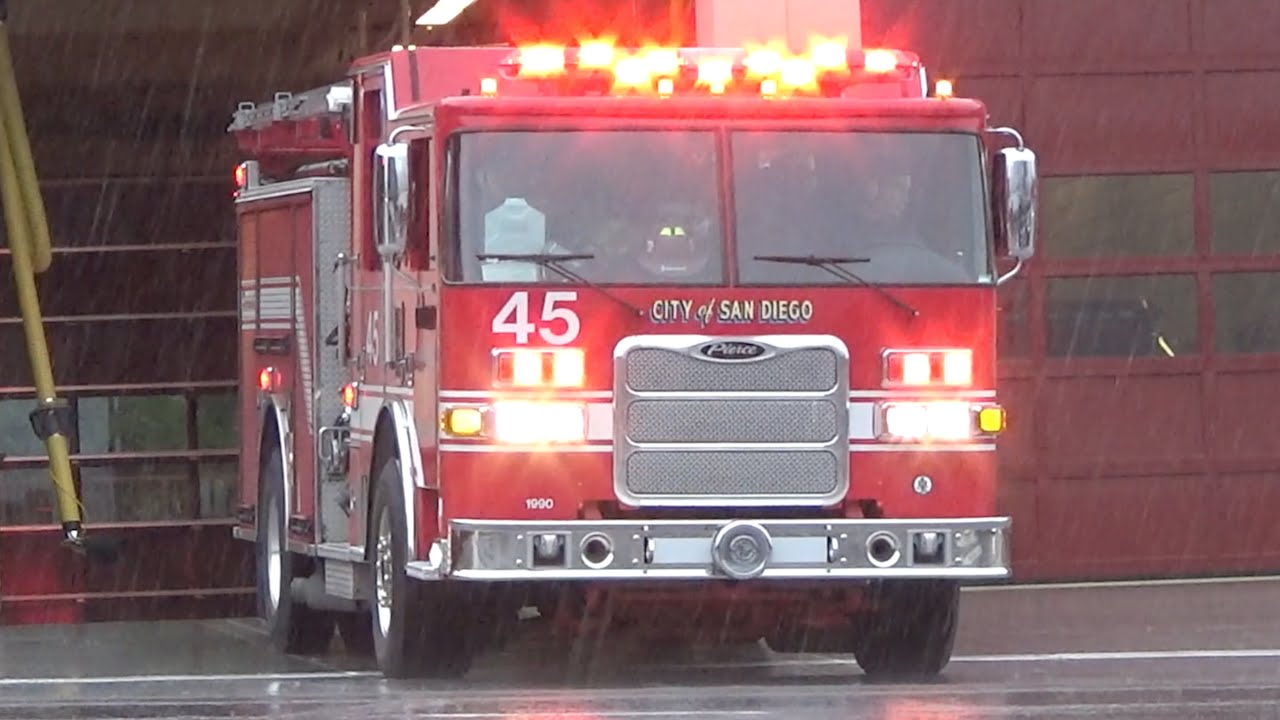 San Diego Fire Responding (Compilation)
